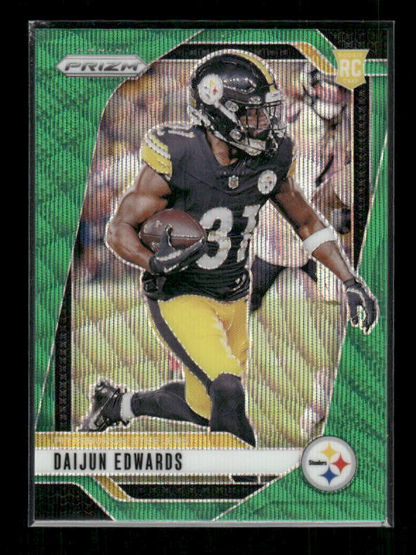 Daijun Edwards - 2024 Panini Prizm - Green Wave - Rookie