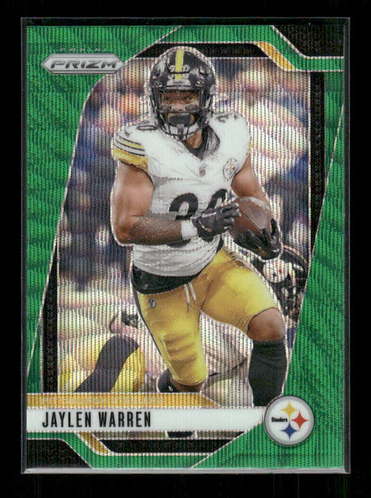 Jaylen Warren - 2024 Panini Prizm - Green Wave