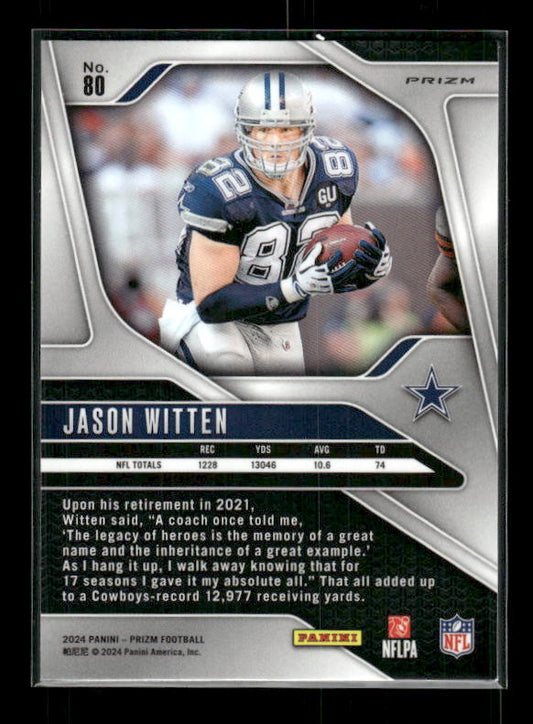 Jason Witten - 2024 Panini Prizm - Pink Wave