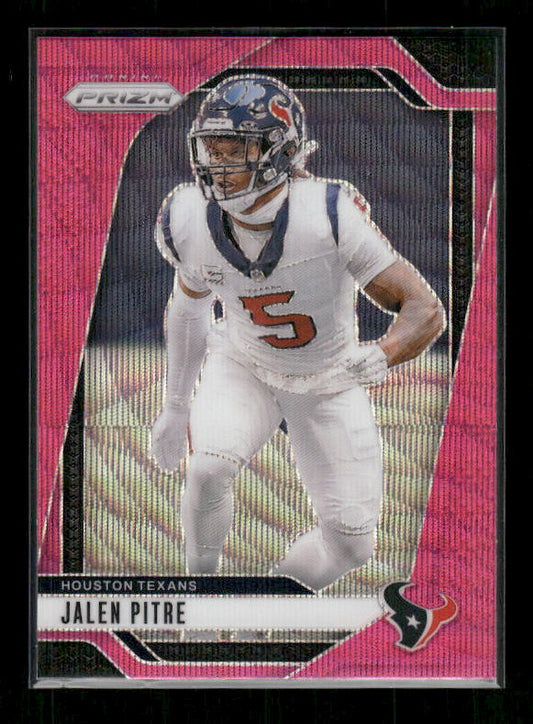 Jalen Pitre - 2024 Panini Prizm - Pink Wave