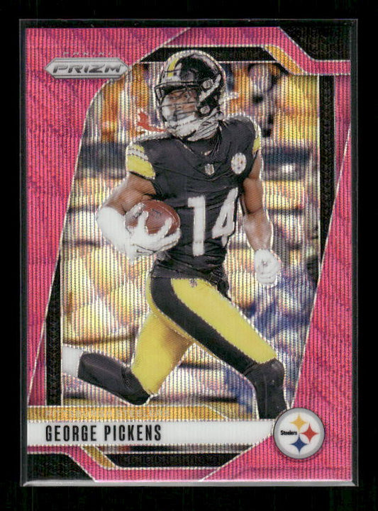 George Pickens - 2024 Panini Prizm - Pink Wave