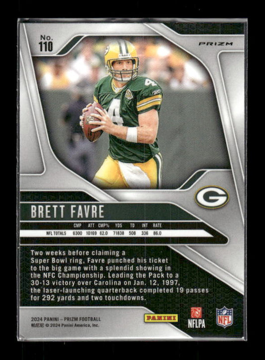Brett Farve - 2024 Panini Prizm - Pink Wave