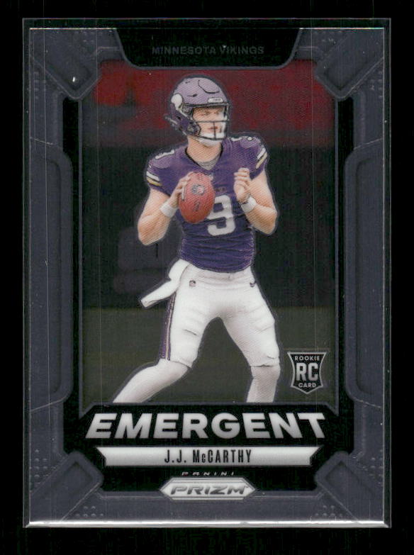 J.J. McCarthy - 2024 Panini Prizm - Emergent - Rookie
