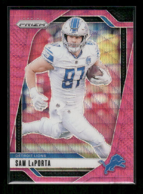 Sam LaPorta - 2024 Panini Prizm - Pink Wave