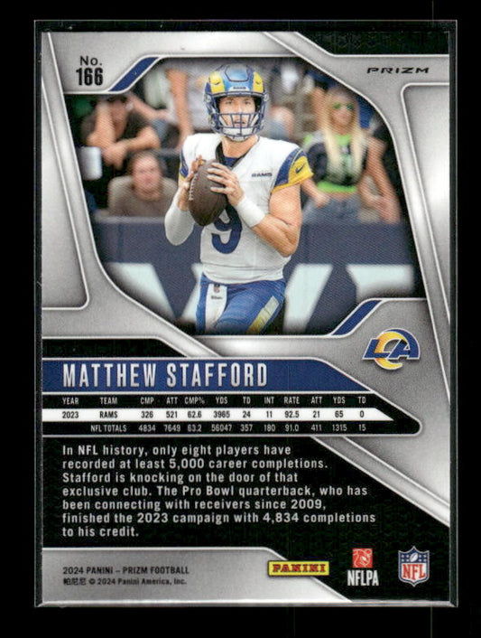 Matthew Stafford - 2024 Panini Prizm - Pink Wave