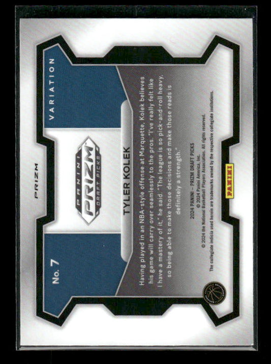 Tyler Kolek - 2024 Panini Prizm Draft Picks - Red Ice - Rookie
