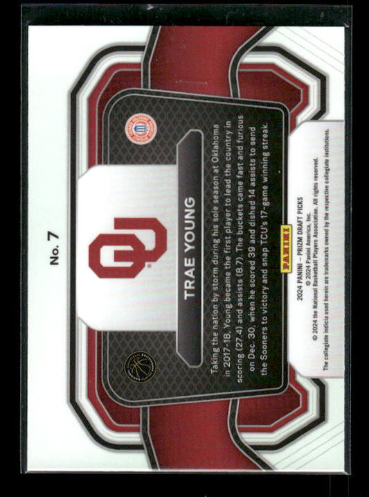 Trae Young - 2024 Panini Prizm Draft Picks - Campus Legends