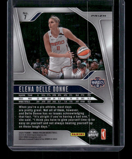 Elena Delle Donne - 2024 Panini Prizm WNBA - Orange Velocity