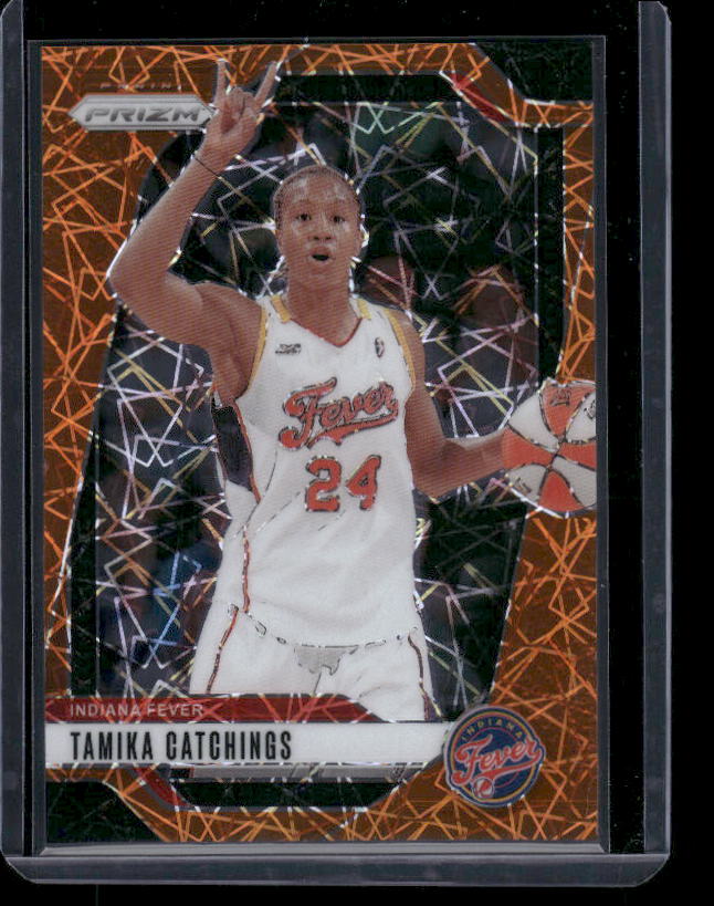 Tamika Catchings - 2024 Panini Prizm WNBA - Orange Velocity