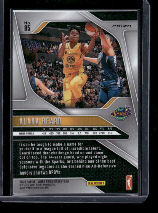 Alana Beard - 2024 Panini Prizm WNBA - Orange Velocity