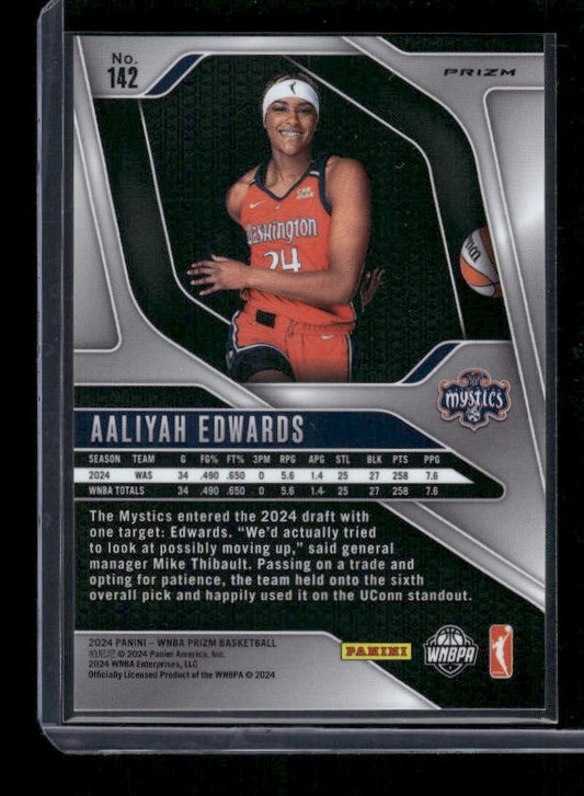 Aaliyah Edwards - 2024 Panini Prizm WNBA - Ice Prizm - Rookie Variation