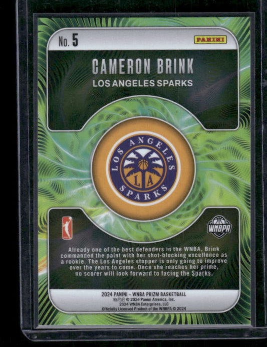 Cameron Brink - 2024 Panini Prizm WNBA - Fractal - Rookie