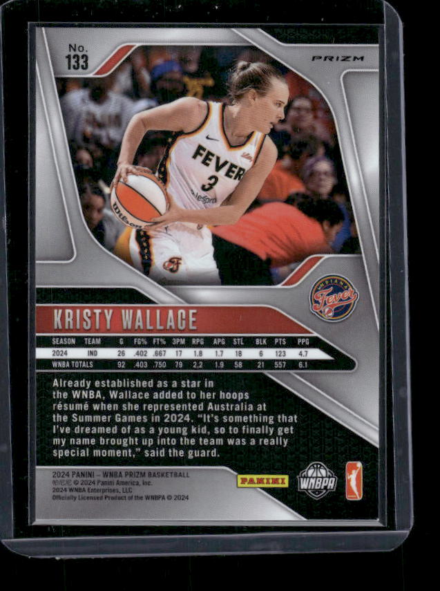 Kristy Wallace - 2024 Panini Prizm WNBA - Orange Velocity