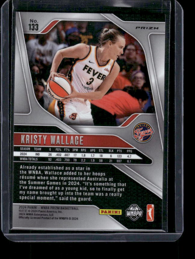 Kristy Wallace - 2024 Panini Prizm WNBA - Orange Velocity