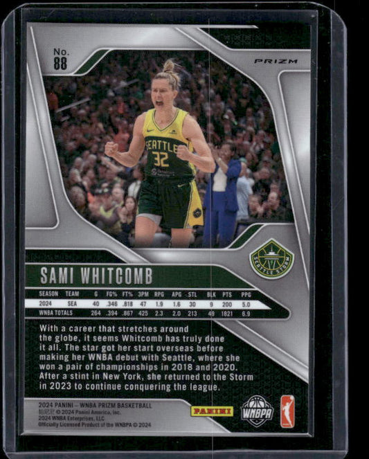 Sami Whitcomb - 2024 Panini Prizm WNBA - Orange Velocity