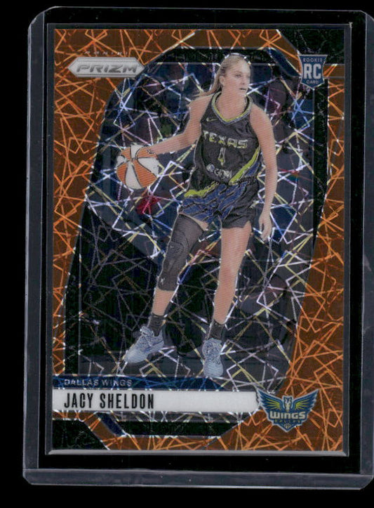 Jacy Sheldon - 2024 Panini Prizm WNBA - Orange Velocity - Rookie