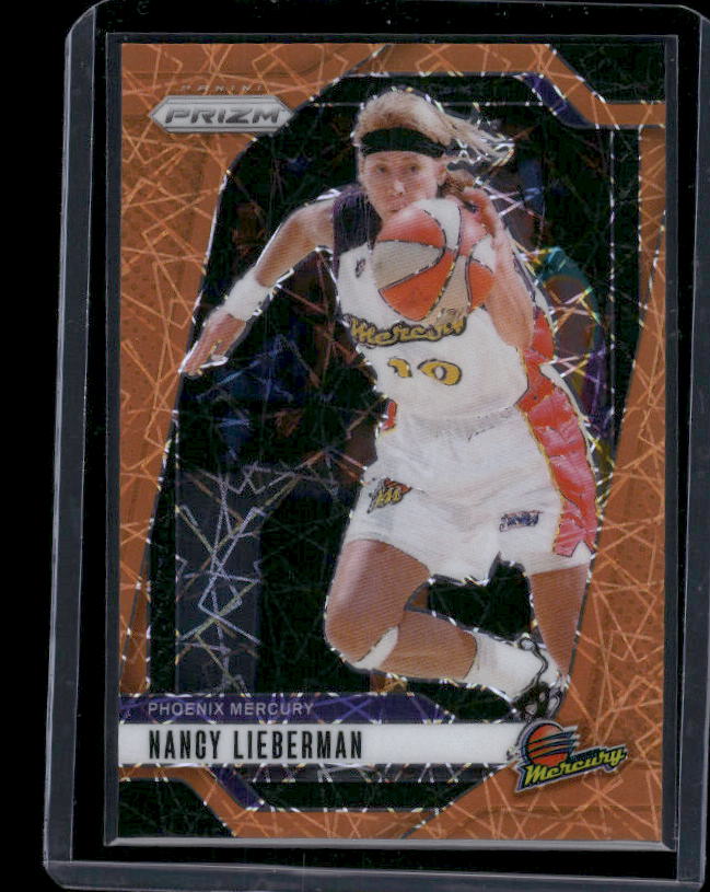 Nancy Lieberman - 2024 Panini Prizm WNBA - Orange Velocity