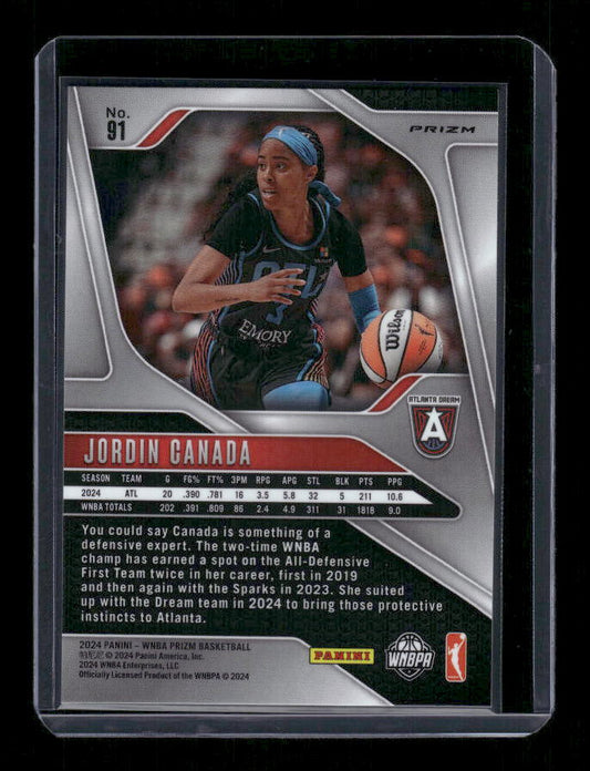 Jordan Canada - 2024 Panini Prizm WNBA - Silver Prizm