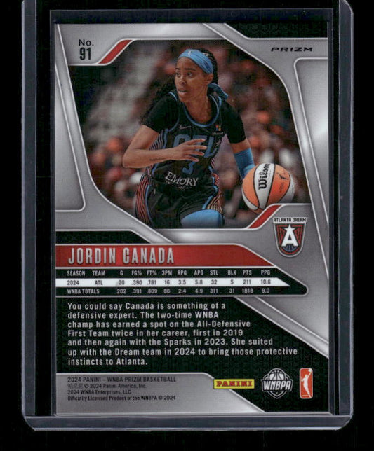 Jordan Canada - 2024 Panini Prizm WNBA - Silver Prizm