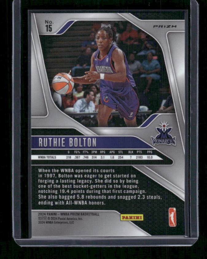 Ruthie Bolton - 2024 Panini Prizm WNBA - Silver Prizm