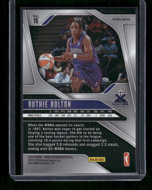 Ruthie Bolton - 2024 Panini Prizm WNBA - Silver Prizm