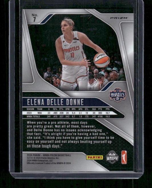 Elena Delle Donne - 2024 Panini Prizm WNBA - Silver Prizm