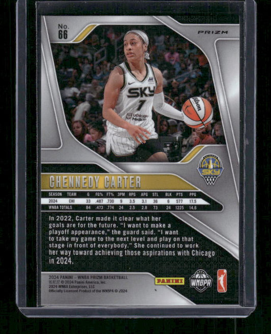 Chennedy Carter - 2024 Panini Prizm WNBA - Silver Prizm