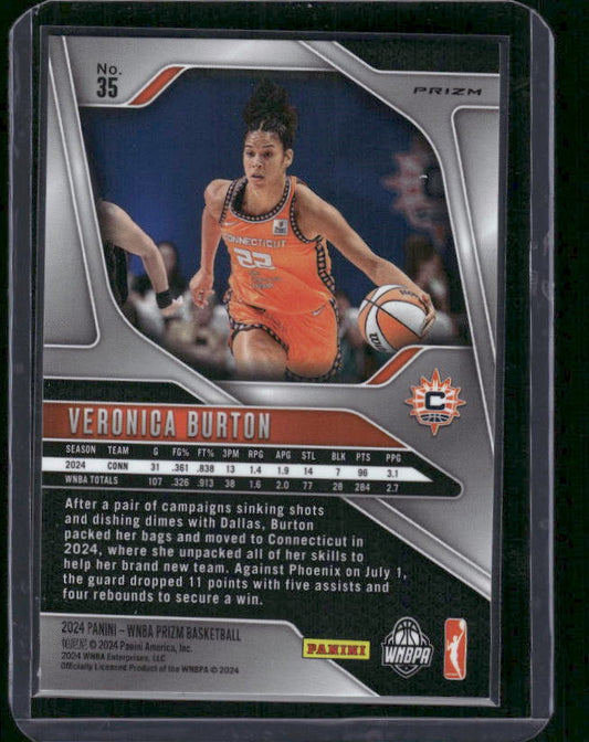 Veronica Burton - 2024 Panini Prizm WNBA - Silver Prizm