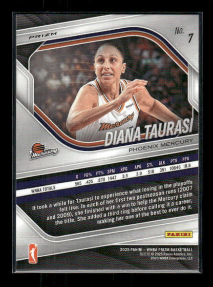 Diana Taurasi - 2025 Prizm WNBA - Silver Prizm