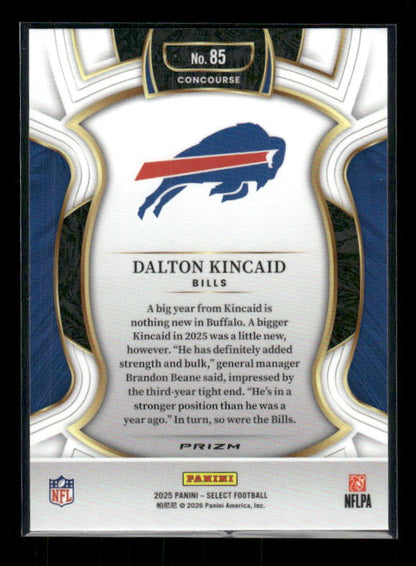 Dalton Kincaid - 2025 Select Football - Red & Blue Shock