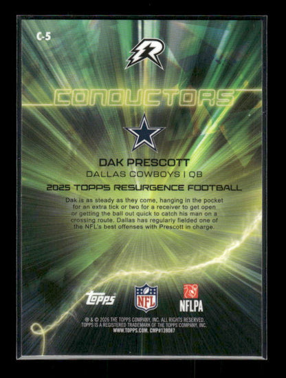 Dak Prescott - 2025 Resurgence Football - Conductors