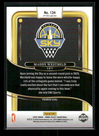 Maddy Westbeld - 2025 Select WNBA - Premier Pink Camo /175 - Rookie