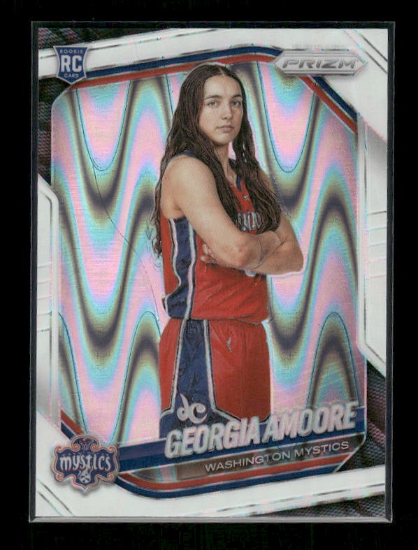 Georgia Amoore - 2025 Prizm WNBA - White Seismic - Rookie