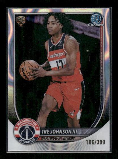 Tre Johnson III - 2025-26 Bowman Basketball - Wave /399 - Rookie