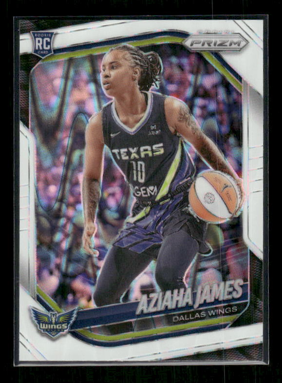 Aziaha James - 2025 Prizm WNBA - White Seismic - Rookie