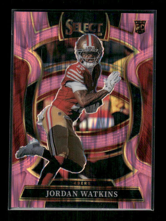 Jordan Watkins - 2025 Select Football - Pink Shock - Rookie