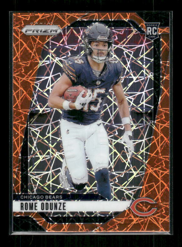 Rome Odunze - 2024 Panini Prizm - Lazer Prizm - Rookie