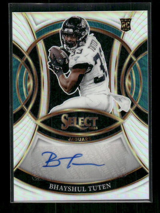 Bhayshul Tuten - 2025 Select Football - Rookie Signatures Auto