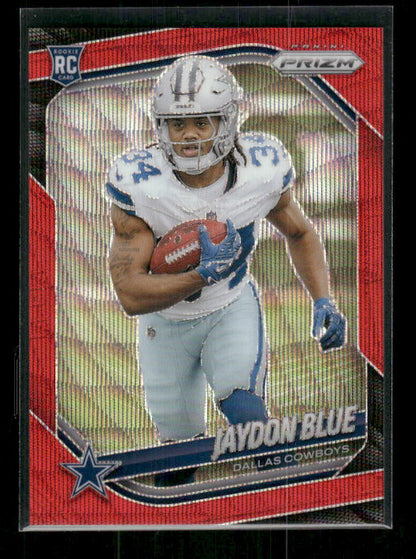 Jaydon Blue - 2025 Prizm Football - Red Wave Prizm /149 - Rookie