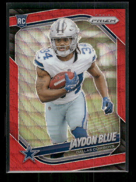 Jaydon Blue - 2025 Prizm Football - Red Wave Prizm /149 - Rookie