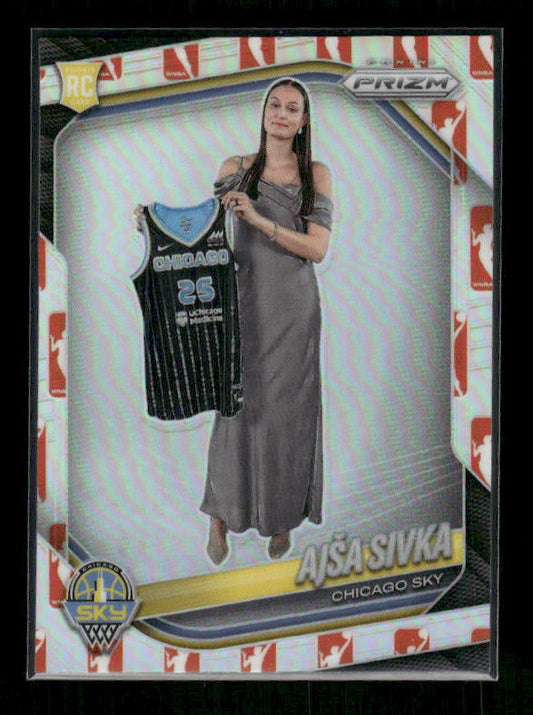 Ajsa Sivka - 2025 Prizm WNBA - WNBA Logo Prizm - Rookie