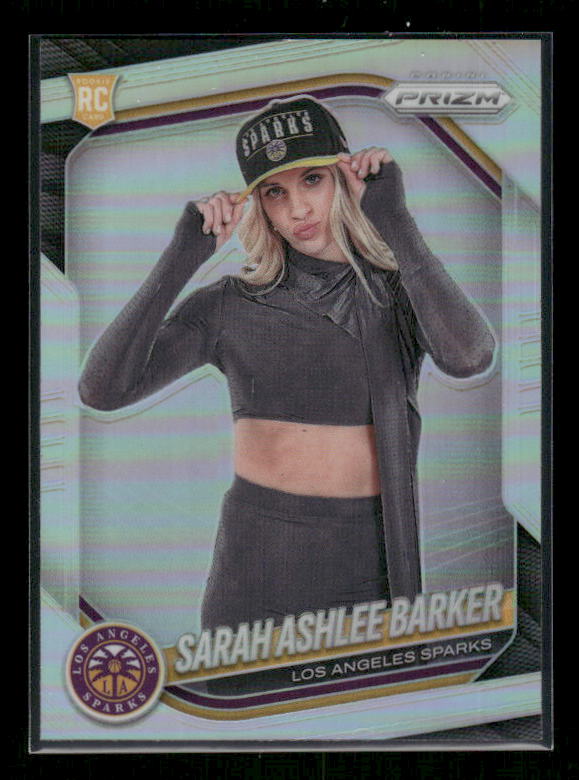 Sarah Ashlee Barker - 2025 Prizm WNBA - Silver Prizm - Rookie Variation