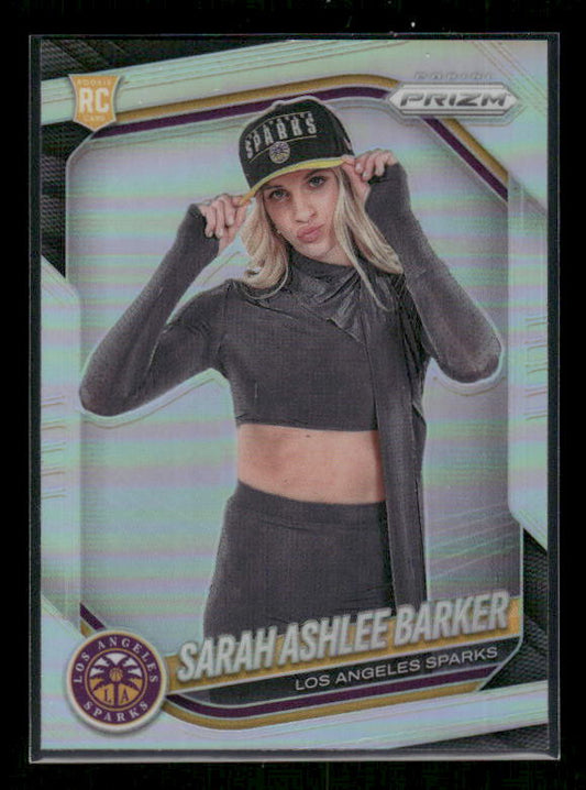Sarah Ashlee Barker - 2025 Prizm WNBA - Silver Prizm - Rookie Variation