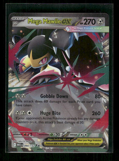 Mega Mawile ex 2025 Mega Evolution #94/132 Double Rare