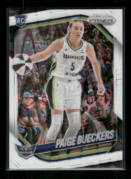 Paige Bueckers - 2025 Prizm WNBA - White Seismic - Rookie