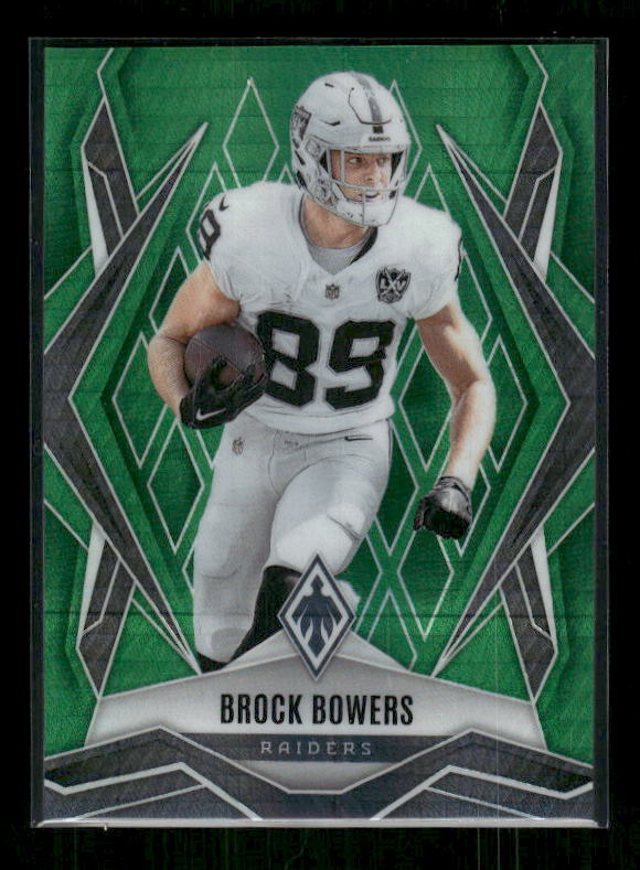 Brock Bowers - 2025 Phoenix Football - Green Hyper Prizm /149