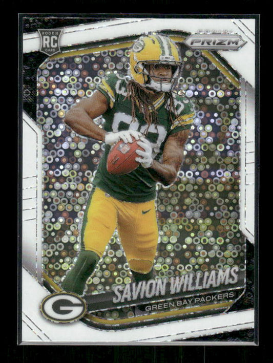 Savion Williams - 2025 Prizm Football - White Disco - Rookie