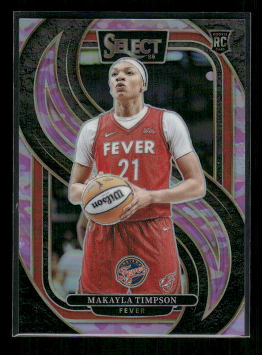 Makayla Timpson - 2025 Select WNBA - Premier Pink Camo /175 - Rookie