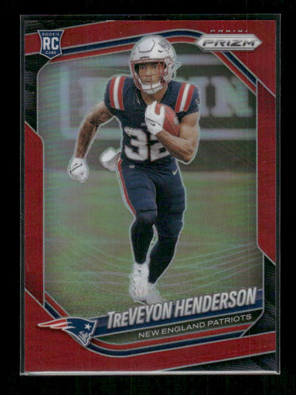 TreVeyon Henderson - 2025 Prizm Football - Retail Red Prizm SSP - Rookie