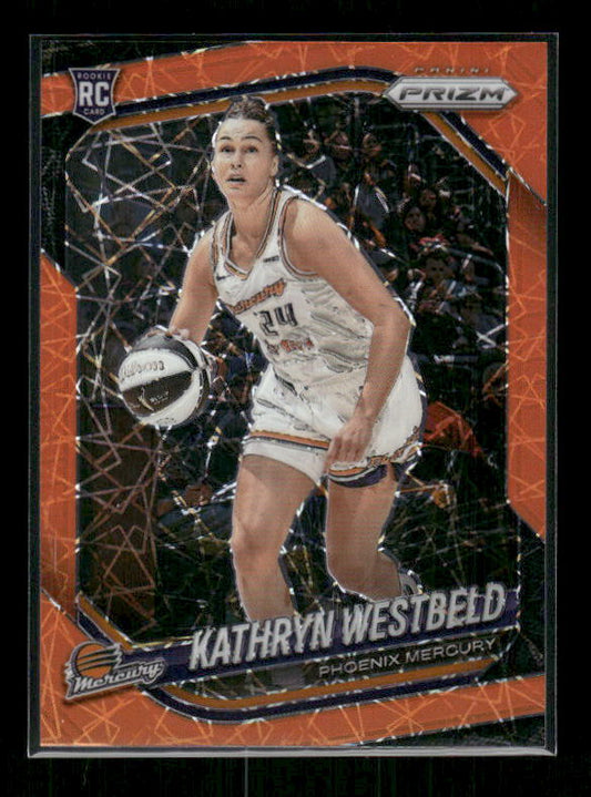 Kathryn Westbeld - 2025 Prizm WNBA - Orange Velocity - Rookie